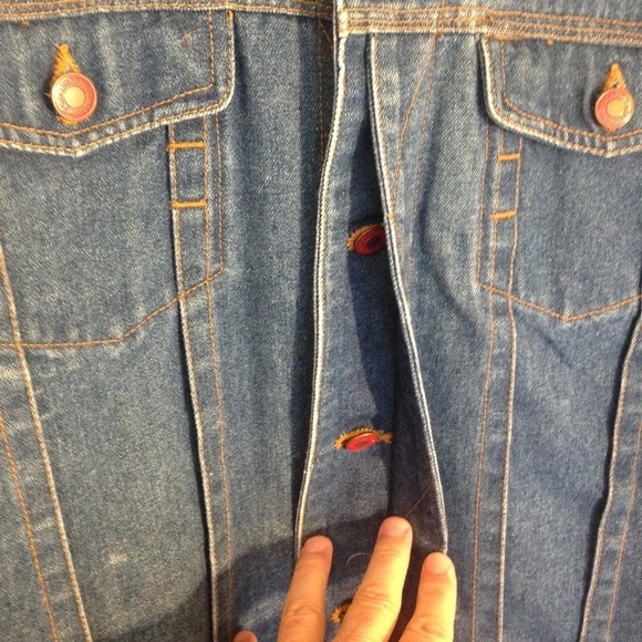 VINTAGE Tomorrow's Generation Denim Jacket Size XL - Picture 5 of 7